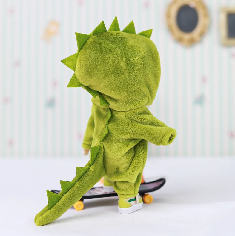 Dinosaur Onesie Nendoroid Figures – Cute Anime Clothing Mini Collectibles in Pajamas