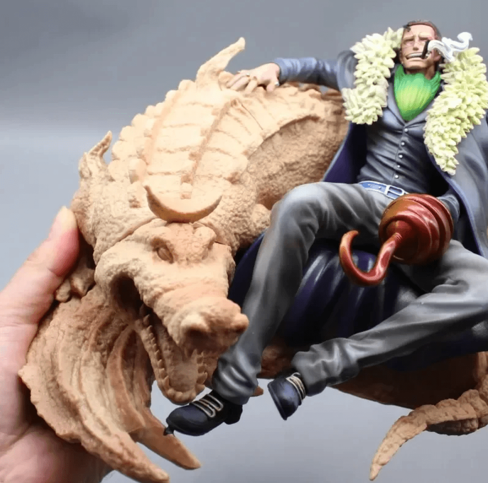 Crocodile One Piece Sitting Posture Action Figure - ZenAnimeMarket
