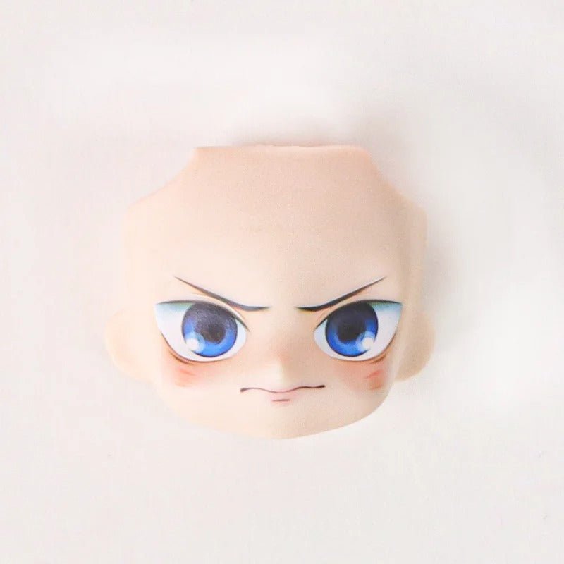 Custom Nendoroid Faces – Personalized Anime Expression Face Plates Cute Chibi Parts - ZenAnimeMarket