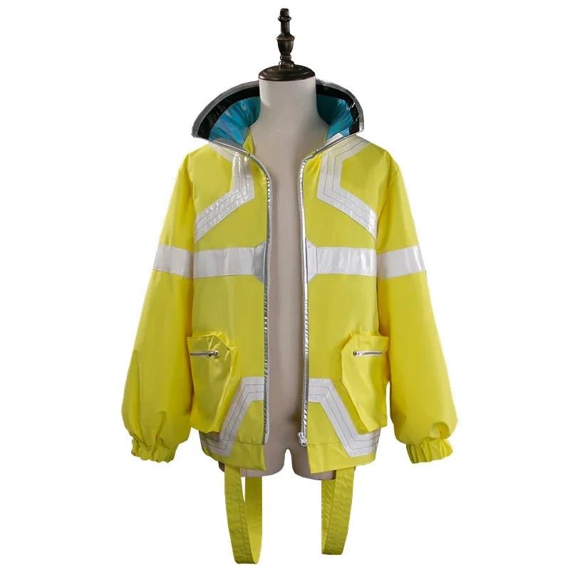 David Martinez Cyberpunk Edgerunners Sandevistan Yellow Jacket UNISEX - ZenAnimeMarket
