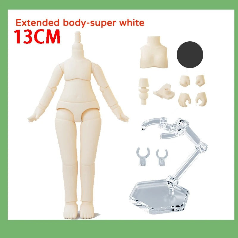Customizable Nendoroid Plain Body Parts – Extendable DIY Anime Chibi Figures