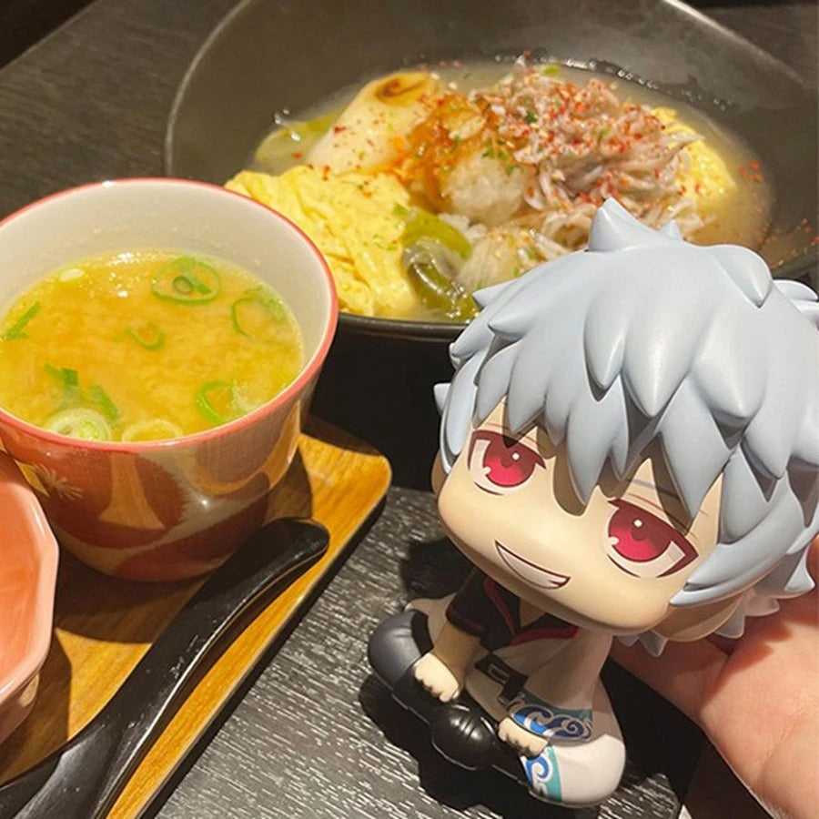 Gintama Chibi Look Up Figures – Gintoki Sakata & Toshiro Hijikata / Cute Anime Collectible Figures