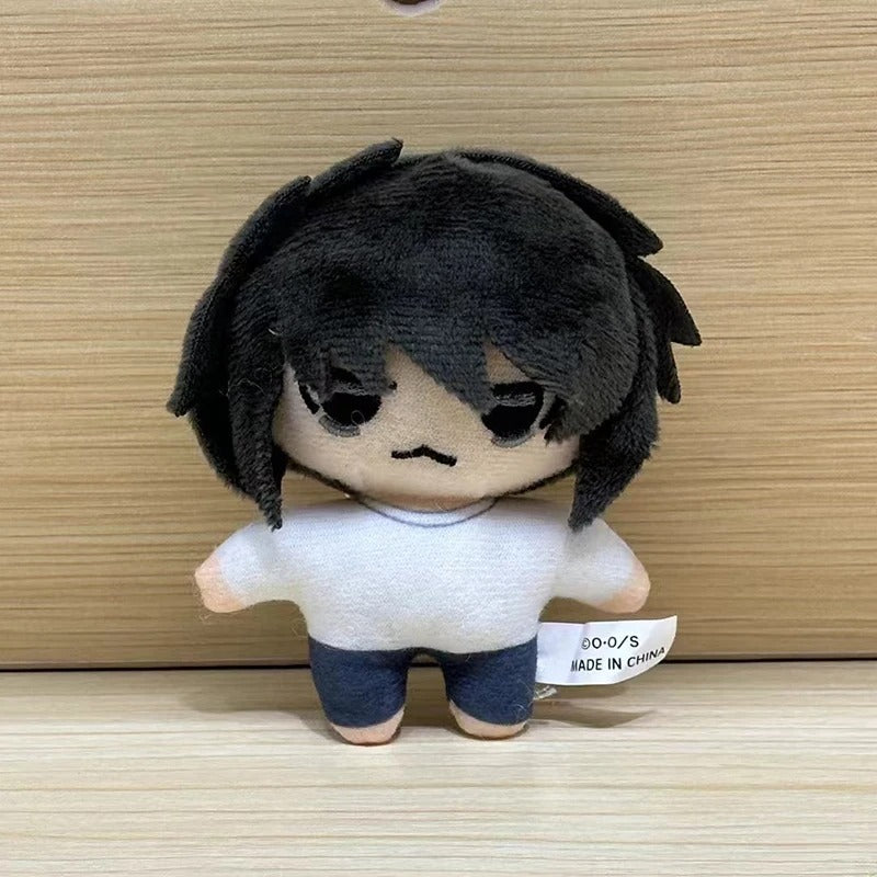 Death Note Chibi Mini Plushies – L Lawliet, Light Yagami, Misa Amane, Near & Mello / Cute Anime Collectible Plush Set