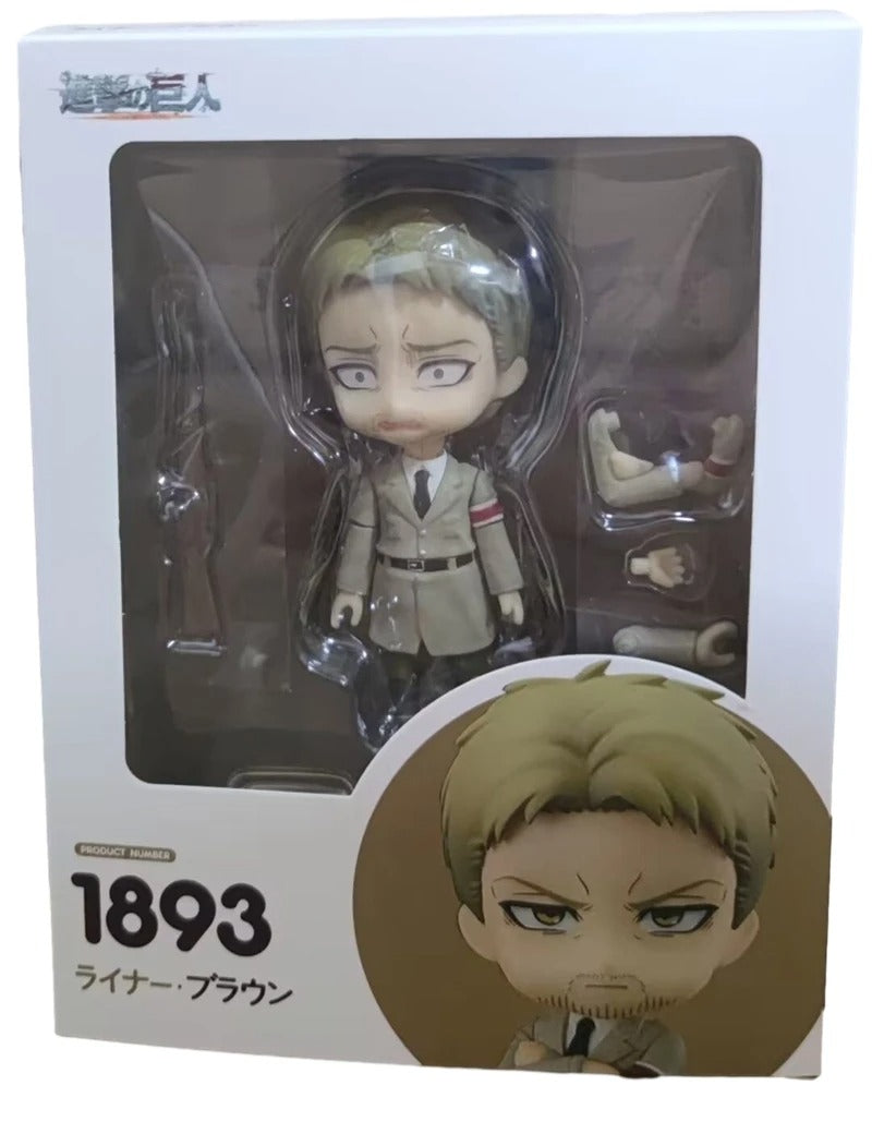 Attack on Titan Reiner Braun Nendoroid Figure – Cute Anime Chibi Collectible AOT