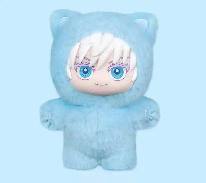 Jujutsu Kaisen Cat Ear Labubu Plushie Figures – Blind Box Random Selection (Gojo, Nobara, Geto, Toji, Nanami & More) JJK