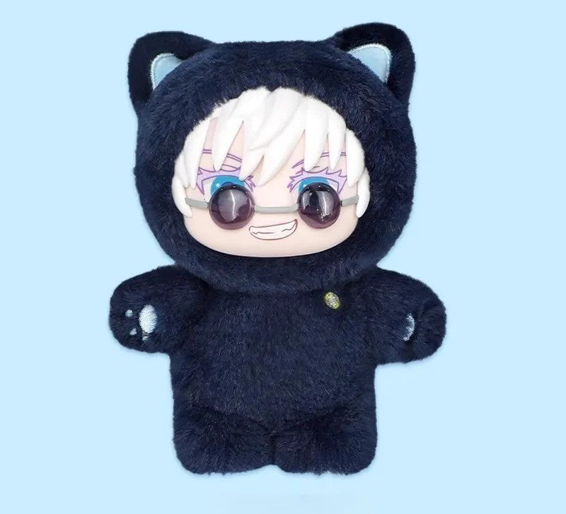 Jujutsu Kaisen Cat Ear Labubu Plushie Figures – Blind Box Random Selection (Gojo, Nobara, Geto, Toji, Nanami & More) JJK