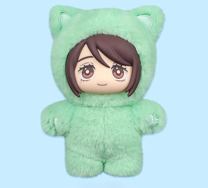 Jujutsu Kaisen Cat Ear Labubu Plushie Figures – Blind Box Random Selection (Gojo, Nobara, Geto, Toji, Nanami & More) JJK
