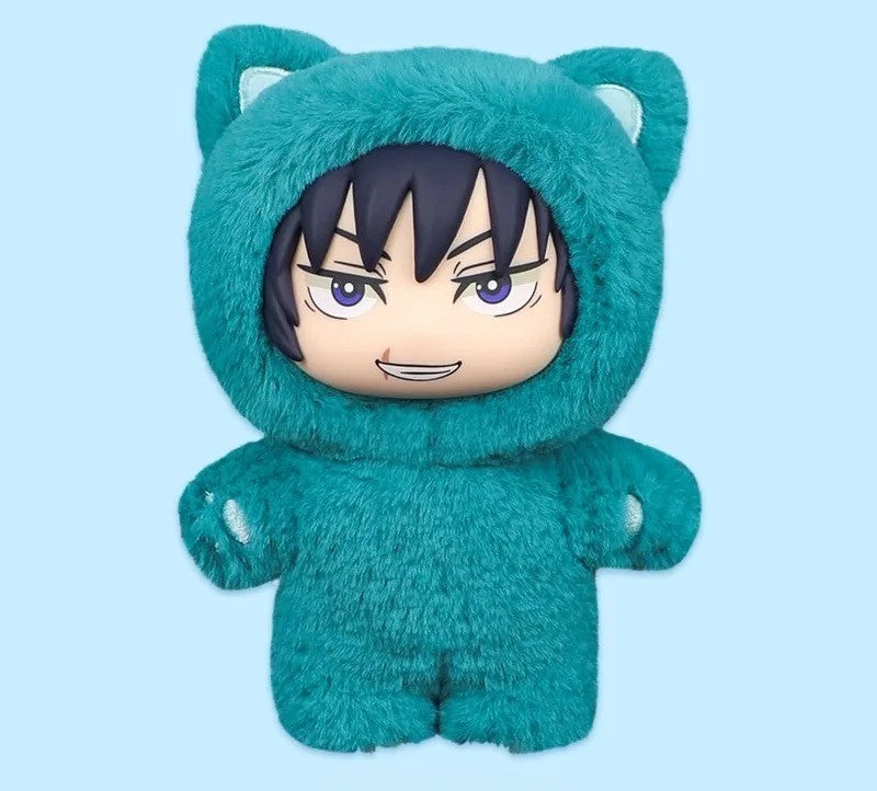 Jujutsu Kaisen Cat Ear Labubu Plushie Figures – Blind Box Random Selection (Gojo, Nobara, Geto, Toji, Nanami & More) JJK