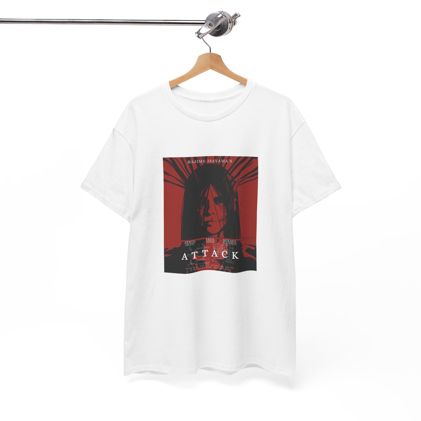 Attack on Titan Unisex Eren Jeager Graphic T-Shirt Streetwear