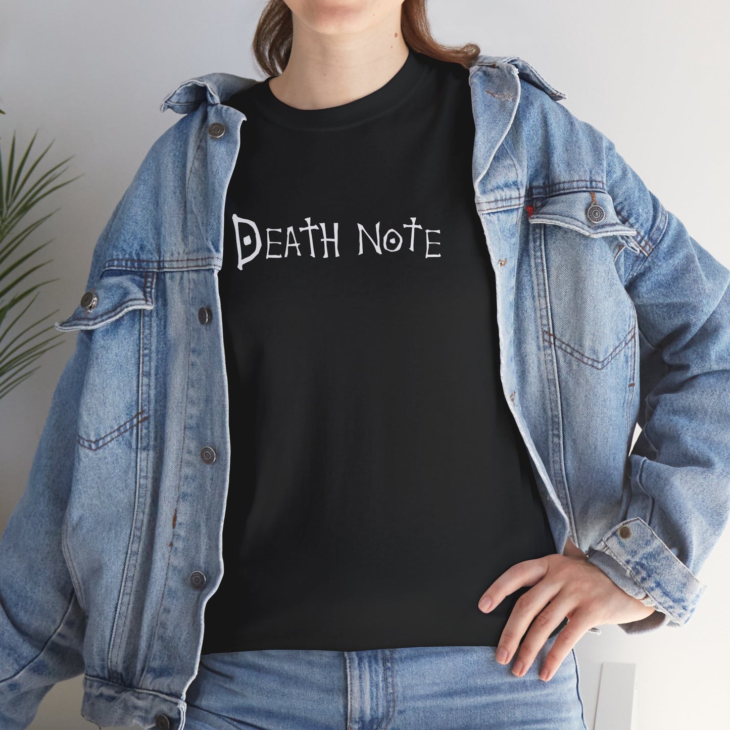 Death Note Unisex T-Shirt Anime & Manga Logo Black