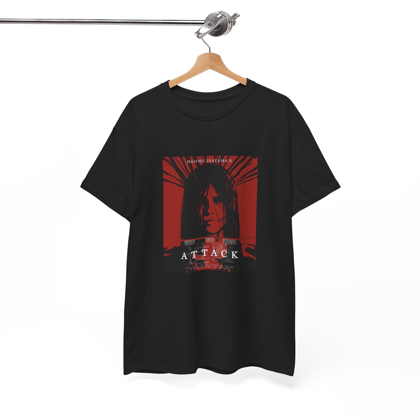 Attack on Titan Unisex Eren Jeager Graphic T-Shirt Streetwear