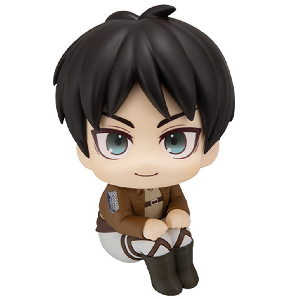 Attack on Titan Chibi Look Up Figures – Eren Yeager & Levi Ackerman Cute Anime Figures AOT