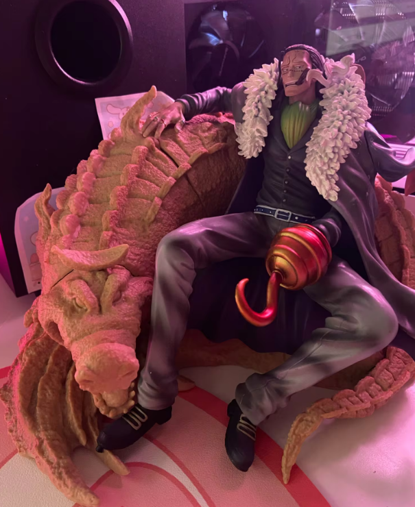 Crocodile One Piece Sitting Posture Action Figure