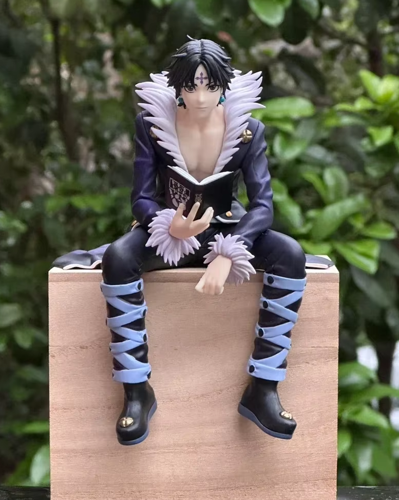 Chrollo Lucilfer Hunter x Hunter Phantom Troup Sitting Pose Action Figure 15cm