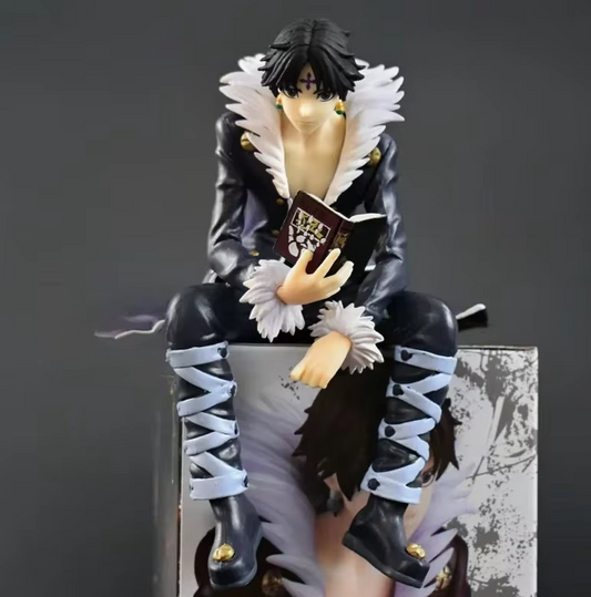 Chrollo Lucilfer Hunter x Hunter Phantom Troup Sitting Pose Action Figure 15cm