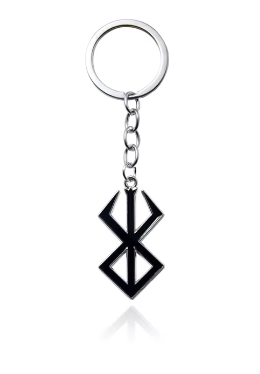 Berserk Brand Of Sacrifice Keychain & Necklace (Black)