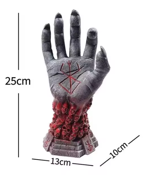 Berserk Demon Hand with Brand Of Sacrifice & Behelit Action Figure