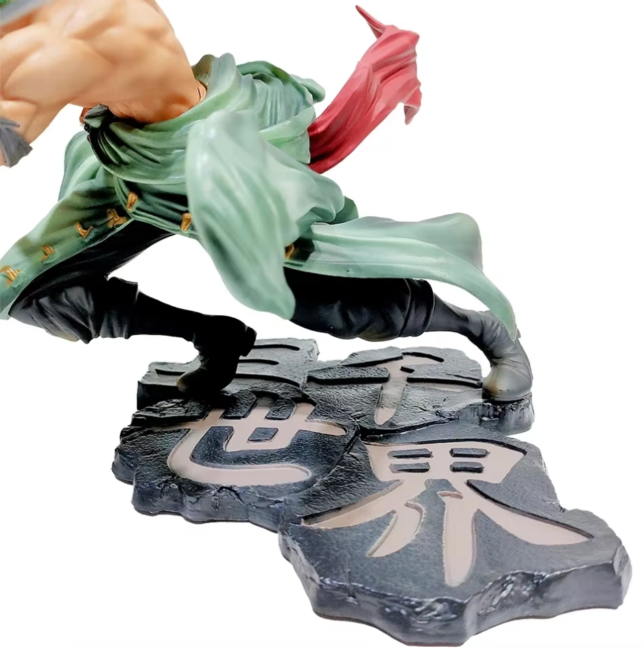 Roronoa Zoro One Piece Three-Blade Anime Action Figure 12cm