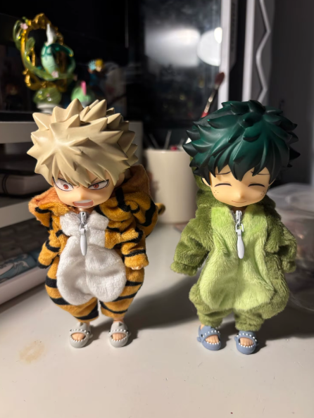 Animal Onesie Nendoroid Figures – Cute Mini Anime Collectibles with Dinosaur, Shark, Panda & More