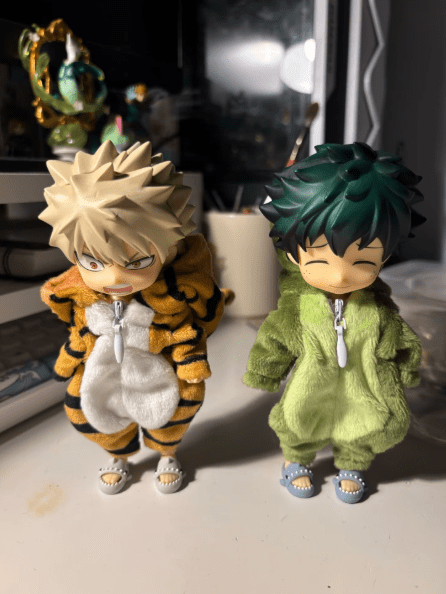 Animal Onesie Nendoroid Figures – Cute Mini Anime Collectibles with Dinosaur, Shark, Panda & More - ZenAnimeMarket