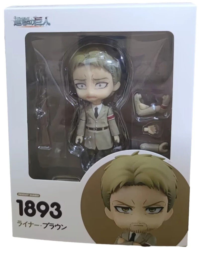 Attack on Titan Reiner Braun Nendoroid Figure – Cute Anime Chibi Collectible AOT - ZenAnimeMarket