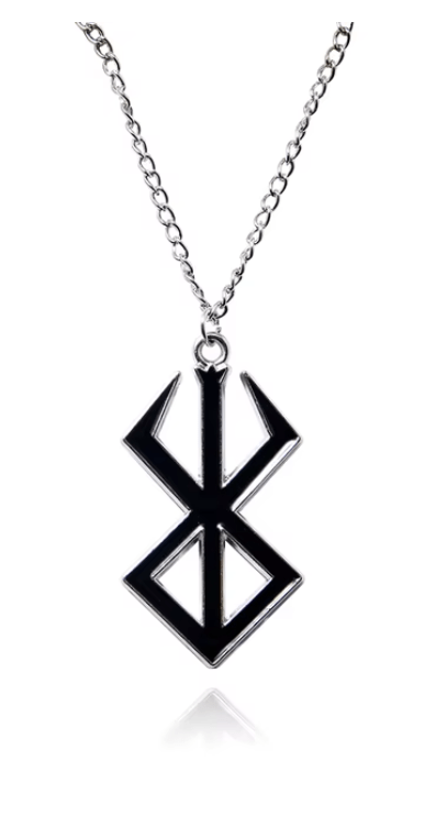 Berserk Brand Of Sacrifice Keychain & Necklace (Black) - ZenAnimeMarket