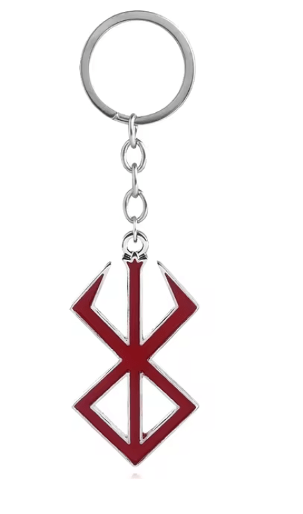 Berserk Brand Of Sacrifice Keychain & Necklace (Red) - ZenAnimeMarket