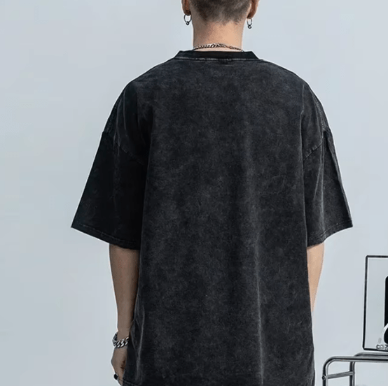 Berserk Guts Unisex T-Shirt Acid Wash Streetwear HipHop Graphic Tee - ZenAnimeMarket