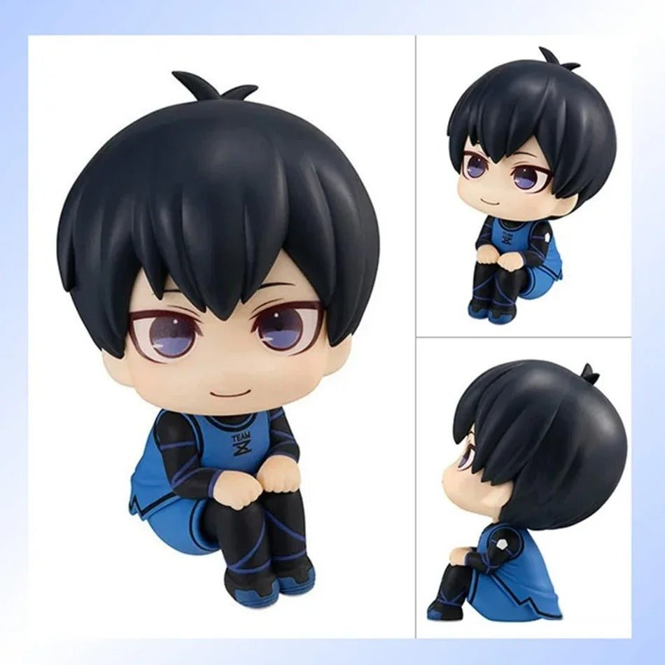 Blue Lock Chibi Football Anime Lookup Action Figures - ZenAnimeMarket