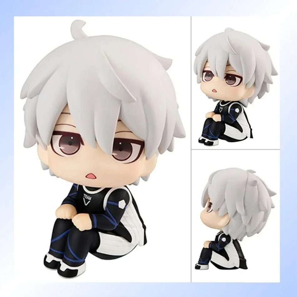 Blue Lock Chibi Football Anime Lookup Action Figures - ZenAnimeMarket