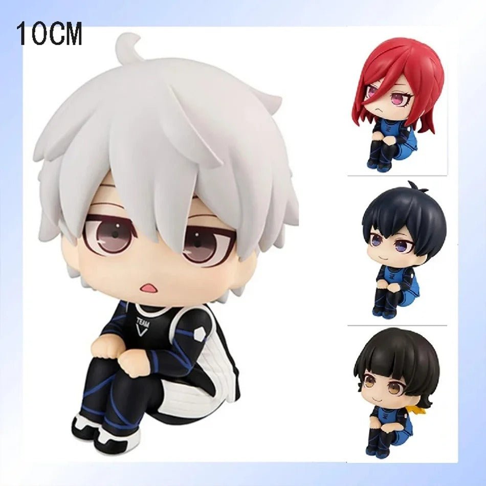 Blue Lock Chibi Football Anime Lookup Action Figures - ZenAnimeMarket
