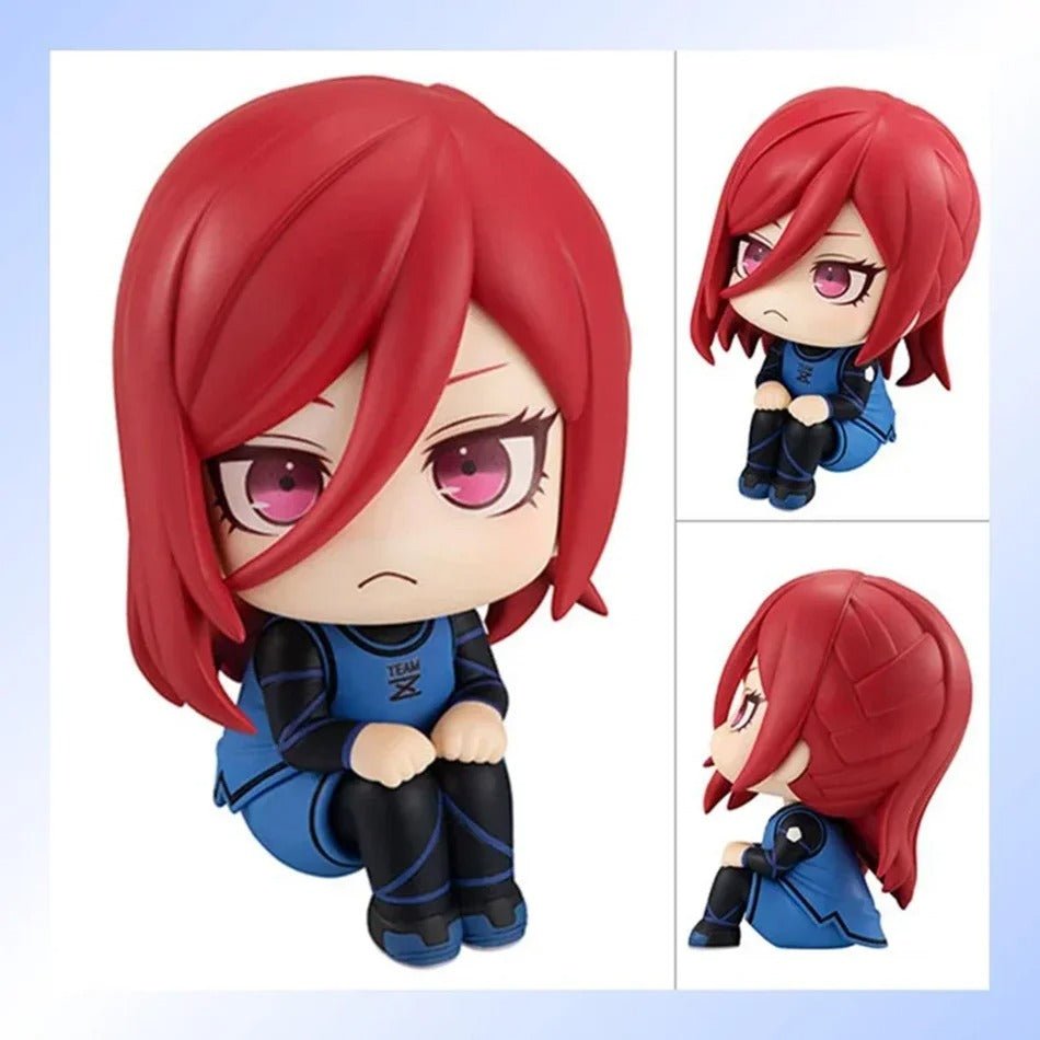 Blue Lock Chibi Football Anime Lookup Action Figures - ZenAnimeMarket