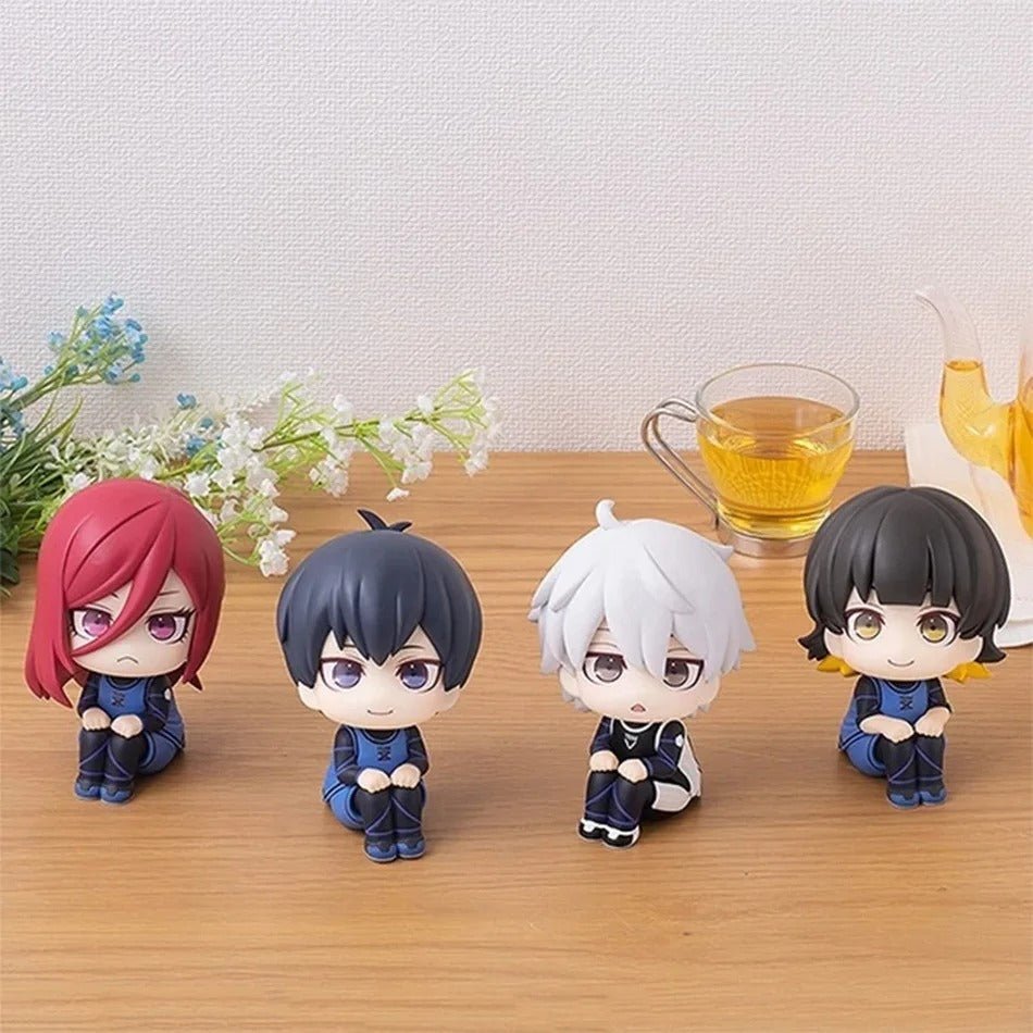 Blue Lock Chibi Football Anime Lookup Action Figures - ZenAnimeMarket