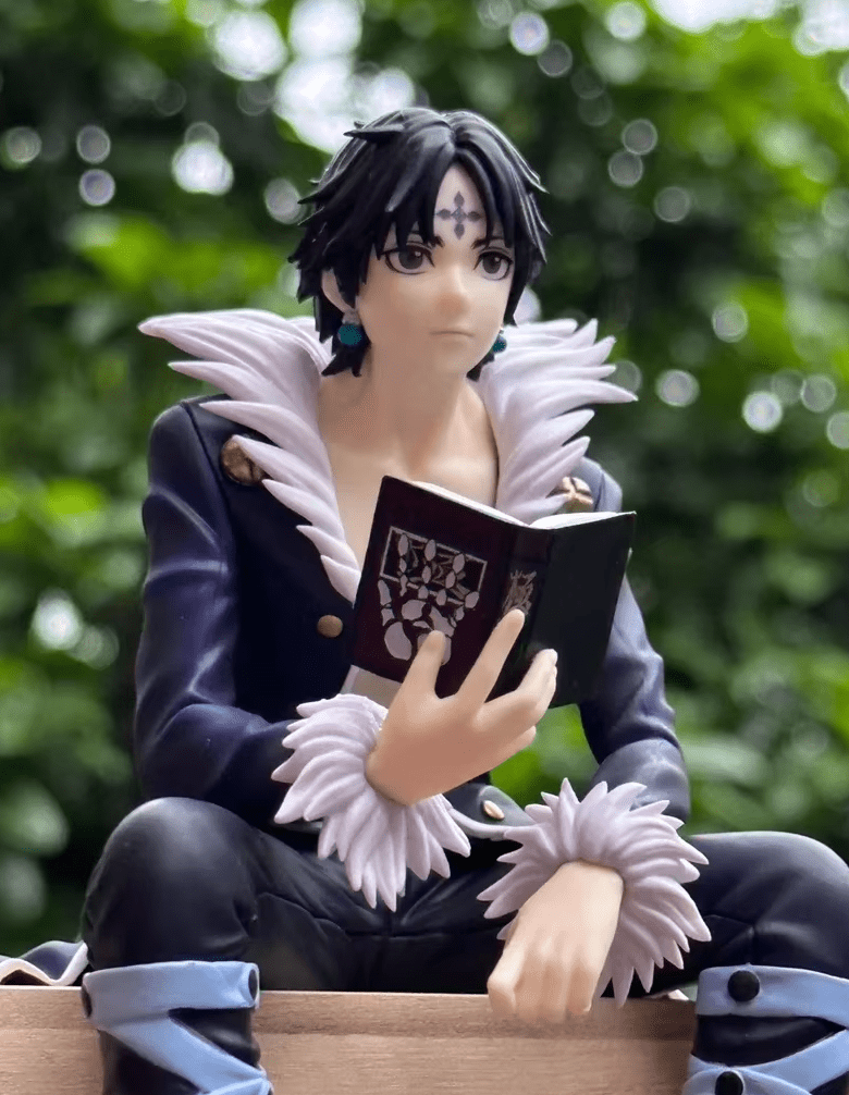 Chrollo Lucilfer Hunter x Hunter Phantom Troup Sitting Pose Action Figure 15cm - ZenAnimeMarket