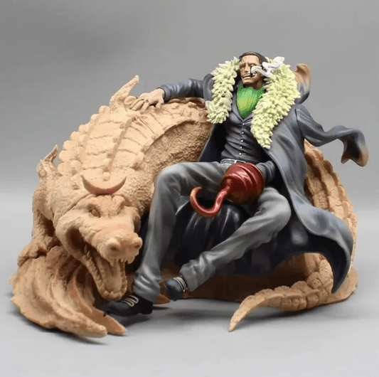 Crocodile One Piece Sitting Posture Action Figure - ZenAnimeMarket