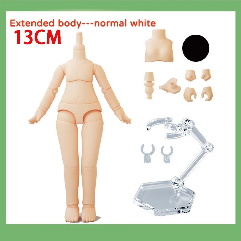 Customizable Nendoroid Plain Body Parts – Extendable DIY Anime Chibi Figures - ZenAnimeMarket