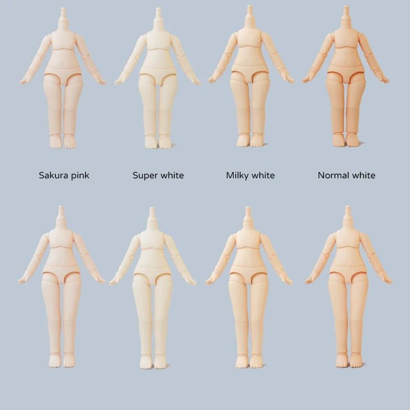 Customizable Nendoroid Plain Body Parts – Extendable DIY Anime Chibi Figures - ZenAnimeMarket