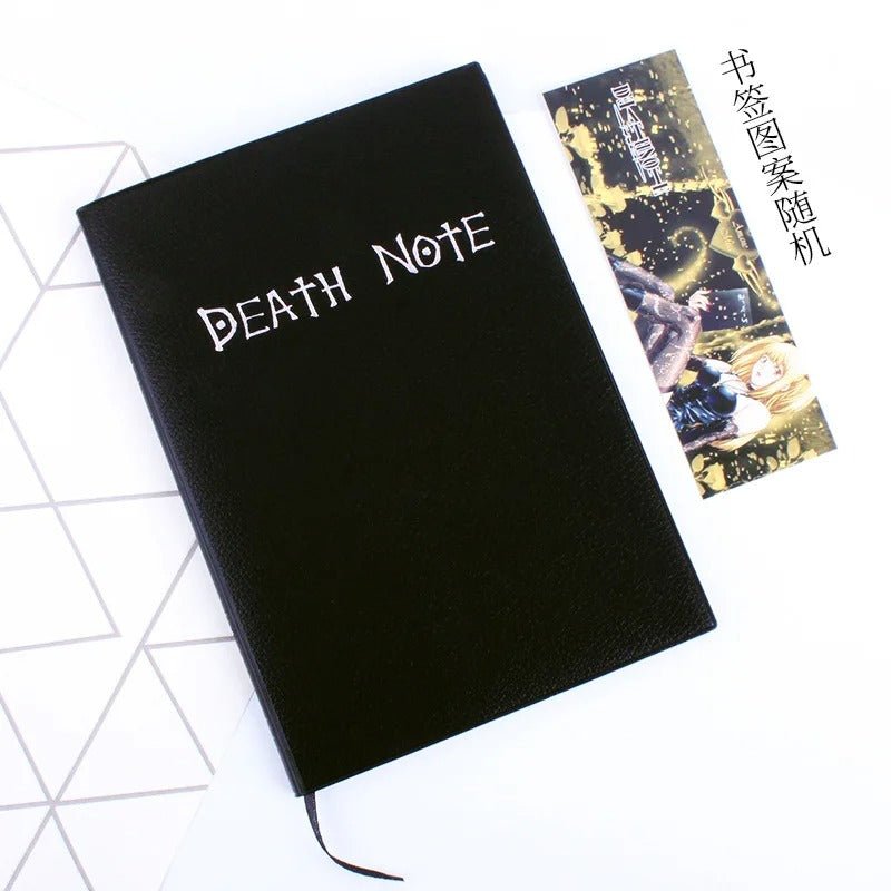 Death Note Book + L Lawliet Necklace + Feather Pen Anime Collectable Props - ZenAnimeMarket