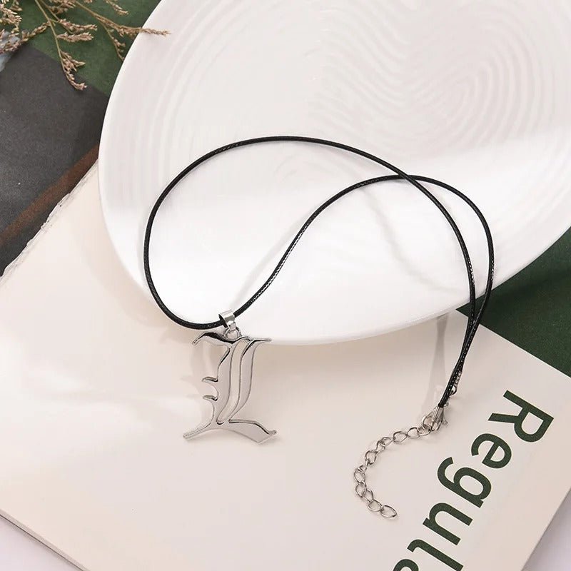 Death Note Book + L Lawliet Necklace + Feather Pen Anime Collectable Props - ZenAnimeMarket