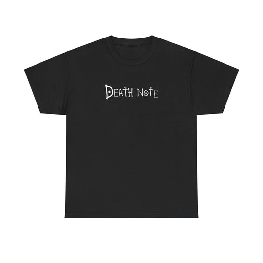 Death Note Unisex T-Shirt Anime & Manga Logo Black - ZenAnimeMarket