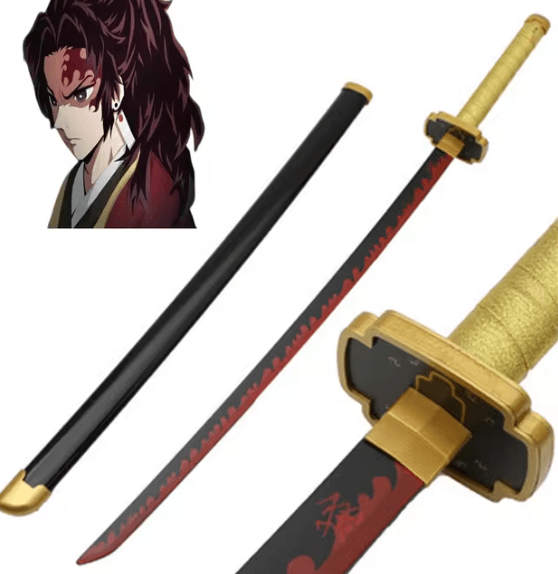 Demon Slayer Katana Full - Sized Blade Hashira Japanese Styled Cosplay Props (104 cm) - ZenAnimeMarket