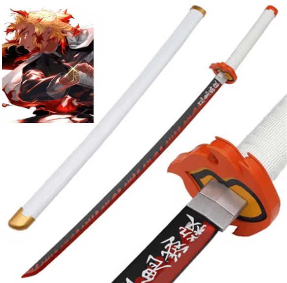 Demon Slayer Katana Full - Sized Blade Hashira Japanese Styled Cosplay Props (104 cm) - ZenAnimeMarket