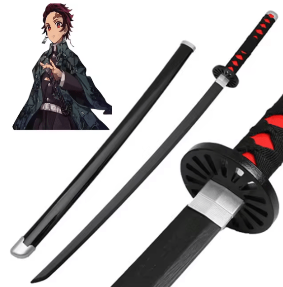 Demon Slayer Katana Full - Sized Blade Hashira Japanese Styled Cosplay Props (104 cm) - ZenAnimeMarket
