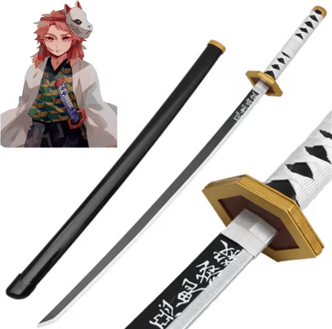 Demon Slayer Katana Full - Sized Blade Hashira Japanese Styled Cosplay Props (104 cm) - ZenAnimeMarket
