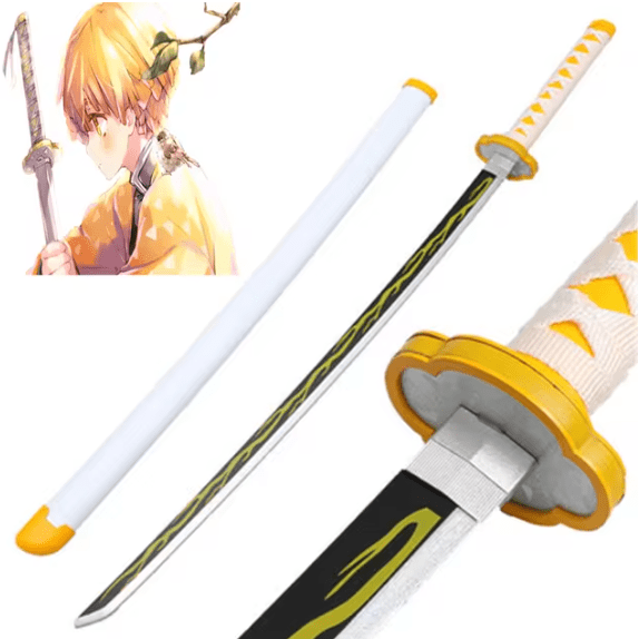 Demon Slayer Katana Full - Sized Blade Hashira Japanese Styled Cosplay Props (104 cm) - ZenAnimeMarket