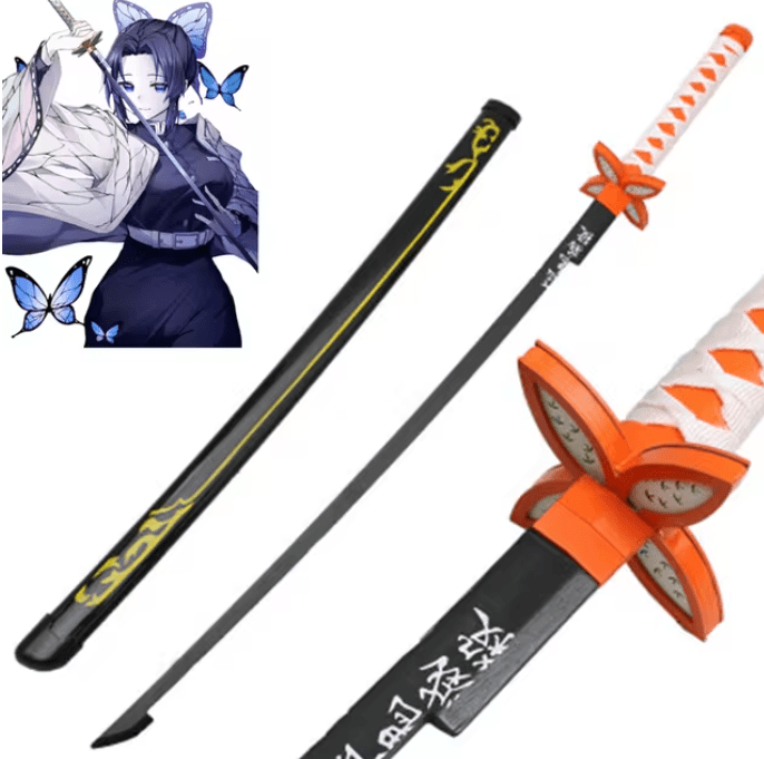 Demon Slayer Katana Full - Sized Blade Hashira Japanese Styled Cosplay Props (104 cm) - ZenAnimeMarket
