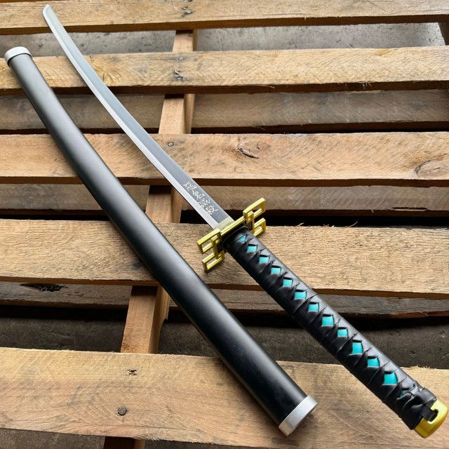 Demon Slayer Katana Full - Sized Blade Hashira Japanese Styled Cosplay Props (104 cm) - ZenAnimeMarket
