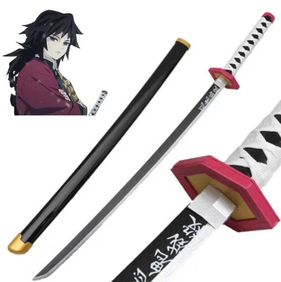Demon Slayer Katana Full - Sized Blade Hashira Japanese Styled Cosplay Props (104 cm) - ZenAnimeMarket