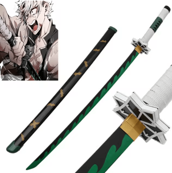 Demon Slayer Katana Full - Sized Blade Hashira Japanese Styled Cosplay Props (104 cm) - ZenAnimeMarket