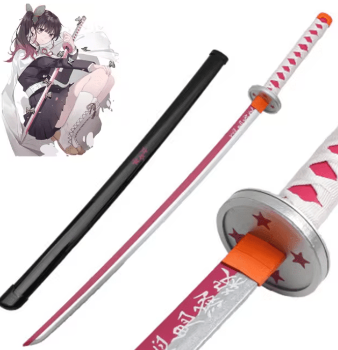 Demon Slayer Katana Full - Sized Blade Hashira Japanese Styled Cosplay Props (104 cm) - ZenAnimeMarket
